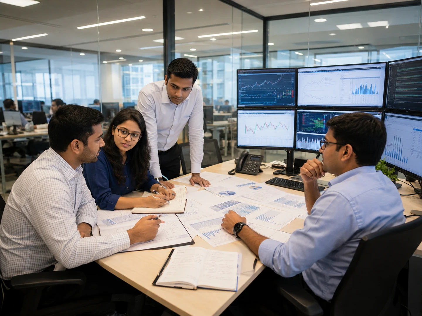 Illustrative equity research research methodology visual for Equity Research Services.
