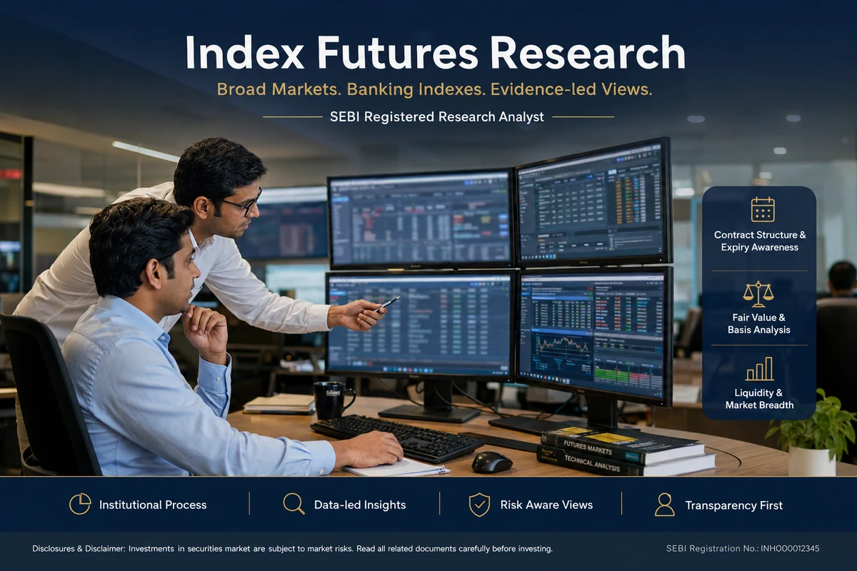 Illustrative index futures research research context.