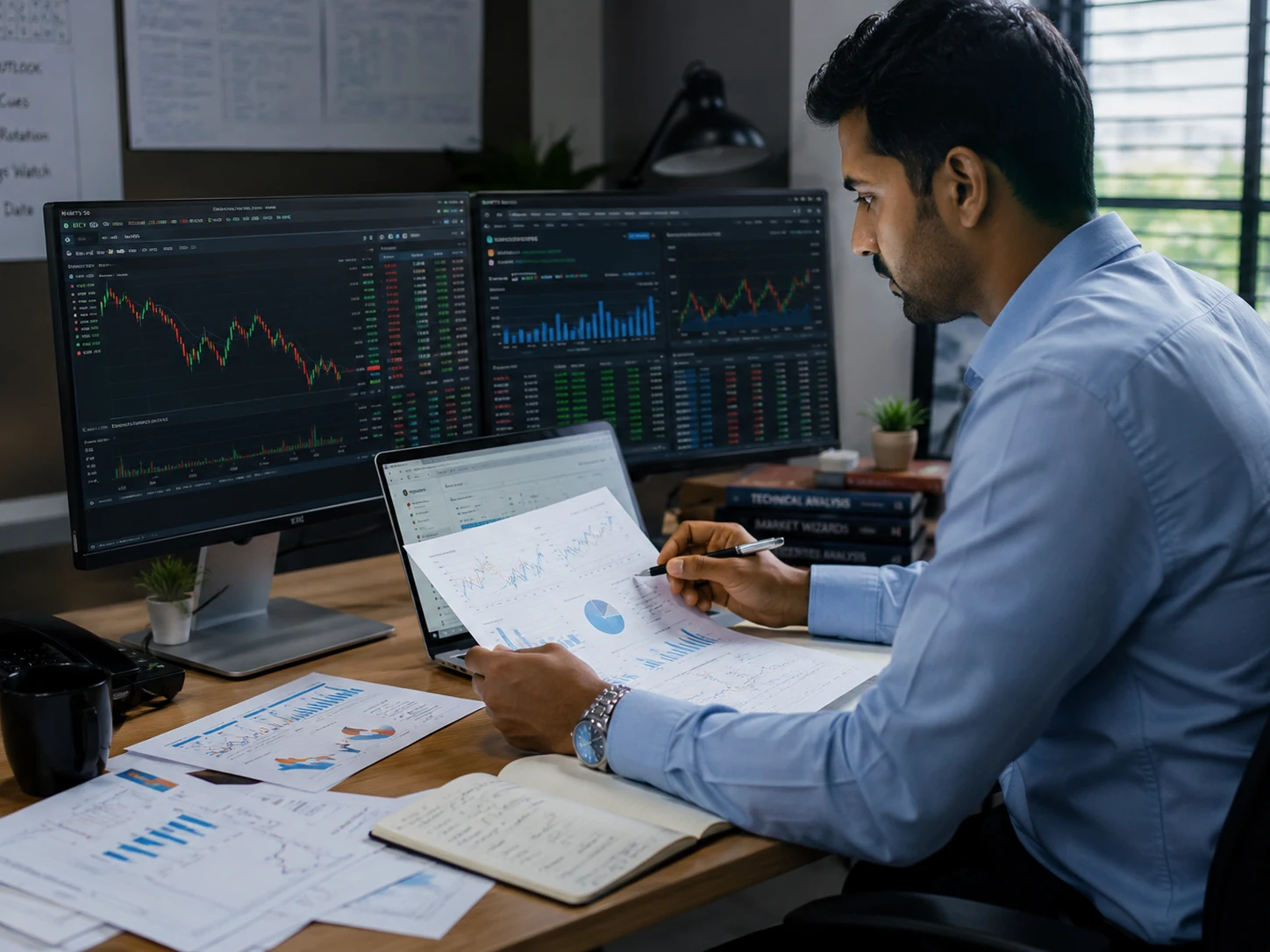 Illustrative stock options research scope before action 1 visual for Stock Options Research.