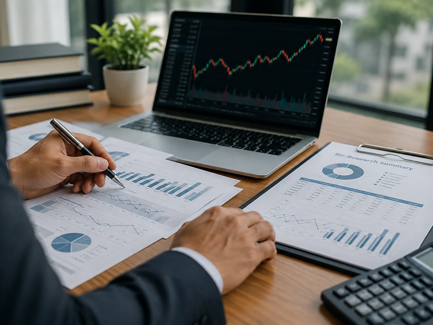 Illustrative structured research communication without live actionable levels 1 visual for Stock Cash Premium Research.